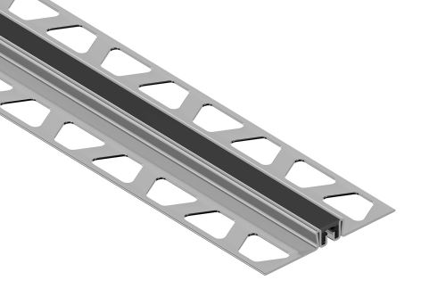 Schlüter-DILEX-EKSN lišta pro obvodové spáry, grafit. černá V2A, v: 16 mm, d: 2,5 m