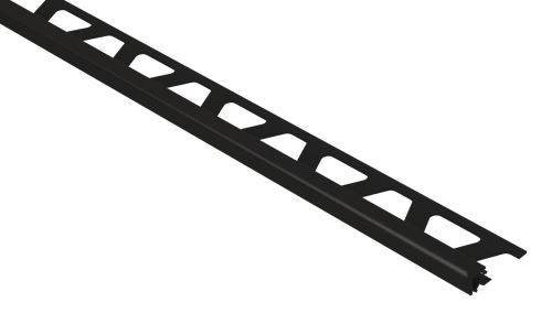 Schlüter-QUADEC-PQ ukončovací lišta "Q", PVC grafitově černá, v: 11 mm, d: 2,5 m