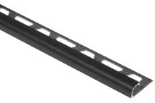 Schlüter-RONDEC-TS ukonč. lišta "C", hliník kom. strukt. tmavý antracit, v: 8 mm, d: 2,5 m