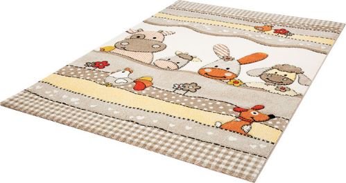 Dětský kusový koberec Kiddy Farm 80x150cm