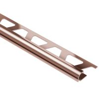 Schlüter-RONDEC-AKG ukončovací lišta "C", hliník elox měď lesk, v: 10 mm, d: 2,5 m