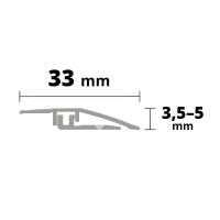 AP27/11 ukončovací lišta, vrtaná 2-dílná (1)