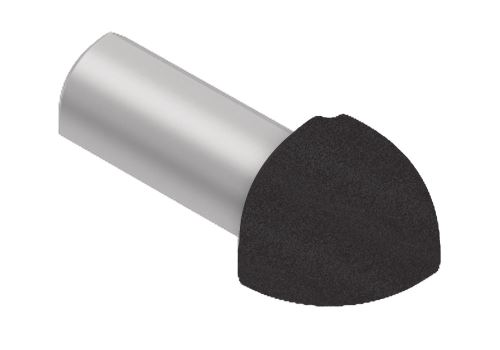 Schlüter-RONDEC-AC vnější růžek, hliník komaxit grafitově černá mat, v: 10 mm, 1 ks