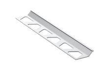 Schlüter-FINEC-AE ukonč. lišta pro kamenický roh, hliník elox přírodní, v: 7 mm, d: 2,5 m