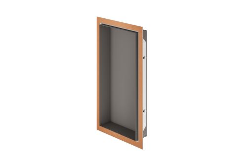 Schlüter-DESIGN-NICHE stěnová nika, hliník komaxit kamenná šedá, 600x300 mm, 1 ks