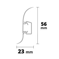AP28 soklová lišta NGF56, PVC (1)