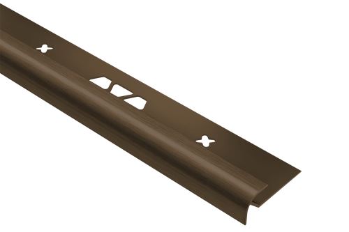 Schlüter-VINPRO-RO ukonč. lišta pro vinyl, elox antický bronz kartáč, v: 3 mm, d: 2,5 m