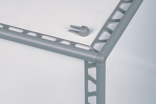 Schlüter-RONDEC-PRO vnější růžek k ukončovací liště "C", PVC karamelová, v: 6 mm, 1 ks