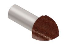 Schlüter-RONDEC-TS vněj. růžek k ukonč. l. "C", hliník kom. rezavě hnědá, v: 12,5 mm, 1 ks Schlüter-RONDEC-TS vněj. růžek k ukonč. l. "C", hliník kom. rezavě hnědá, v: 12,5 mm, 1 ks