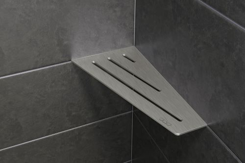 Schlüter-SHELF-E-S3 police do sprchy, slonová kost, 154x295 mm, 1 ks, Wave