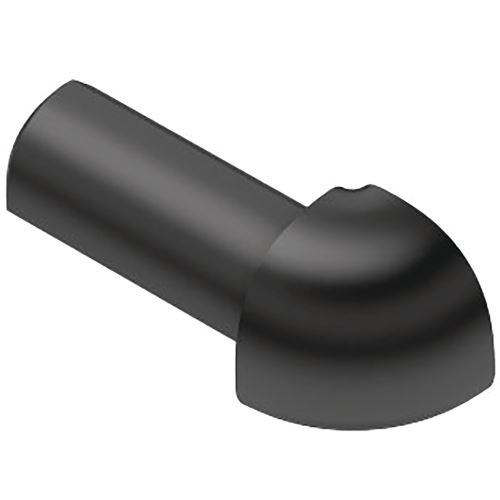 Schlüter-RONDEC-PRO vnější růžek k ukonč. liště "C", PVC grafitově černá, v: 6 mm, 1 ks