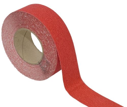 ROLL Protišmyková páska, červená, 50 mm x 18 m